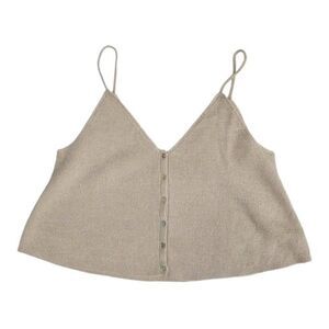 INTERMIX Felicity Button Front Cami Top